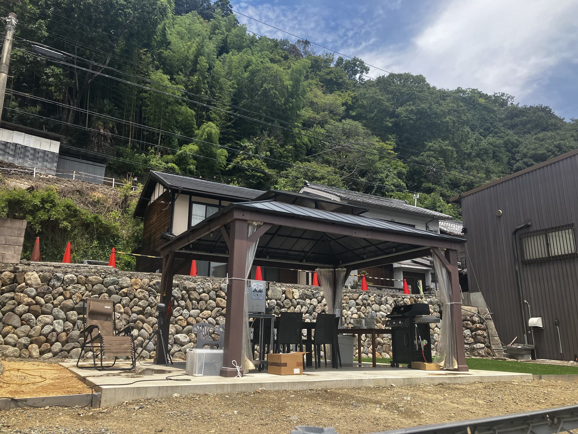 YOSHINO GRILLE COTTONのテラス