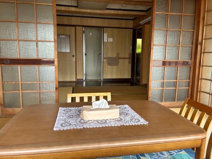 吉野長屋の部屋の中